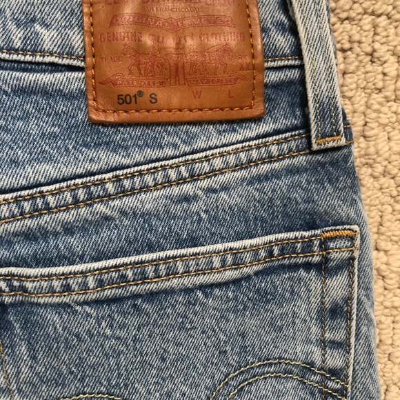 Levi’s 501’s denim button fly size 24 - Picture 5 of 7